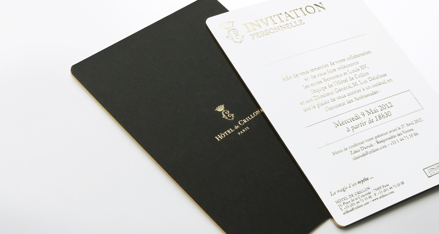 Crillon invitation